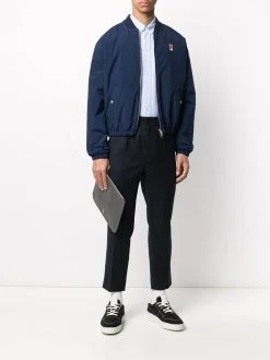 AMI Paris pantalon texturé crop