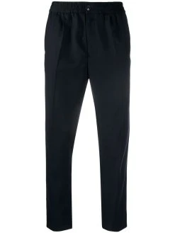 AMI Paris pantalon texturé crop