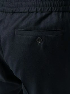 AMI Paris pantalon texturé crop