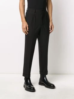 AMI Paris pantalon droit crop