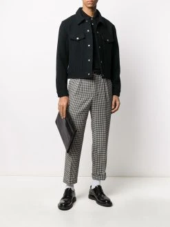 AMI Paris pantalon fuselé à carreaux