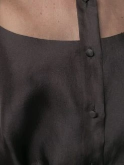 AMI Paris blouse transparente à col officier