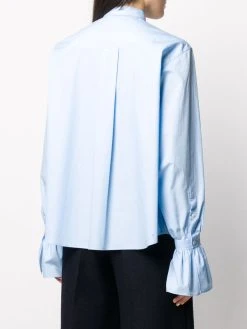 AMI Paris chemise à détail volanté