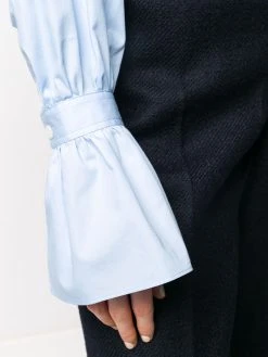 AMI Paris chemise à détail volanté