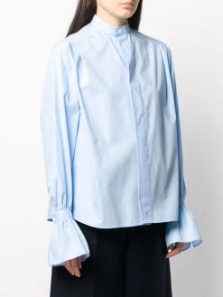 AMI Paris chemise à détail volanté