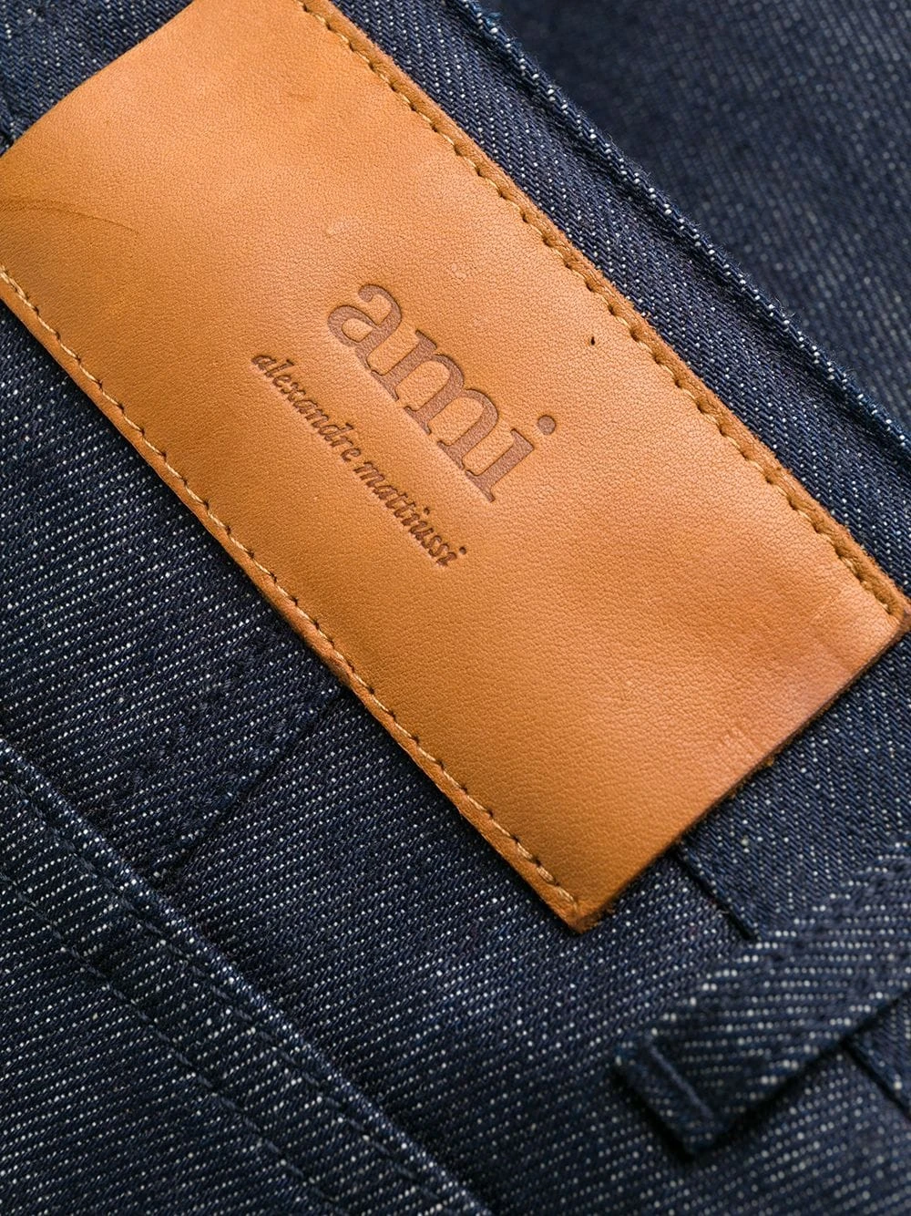 Bonne Qualité AMI Paris Jean droit à taille haute jeans droits femme 7 AMI Paris jean droit à taille haute