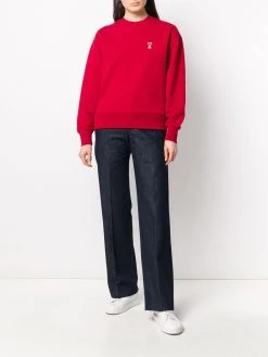 Bonne Qualité AMI Paris Jean droit à taille haute jeans droits femme 8 AMI Paris jean droit à taille haute