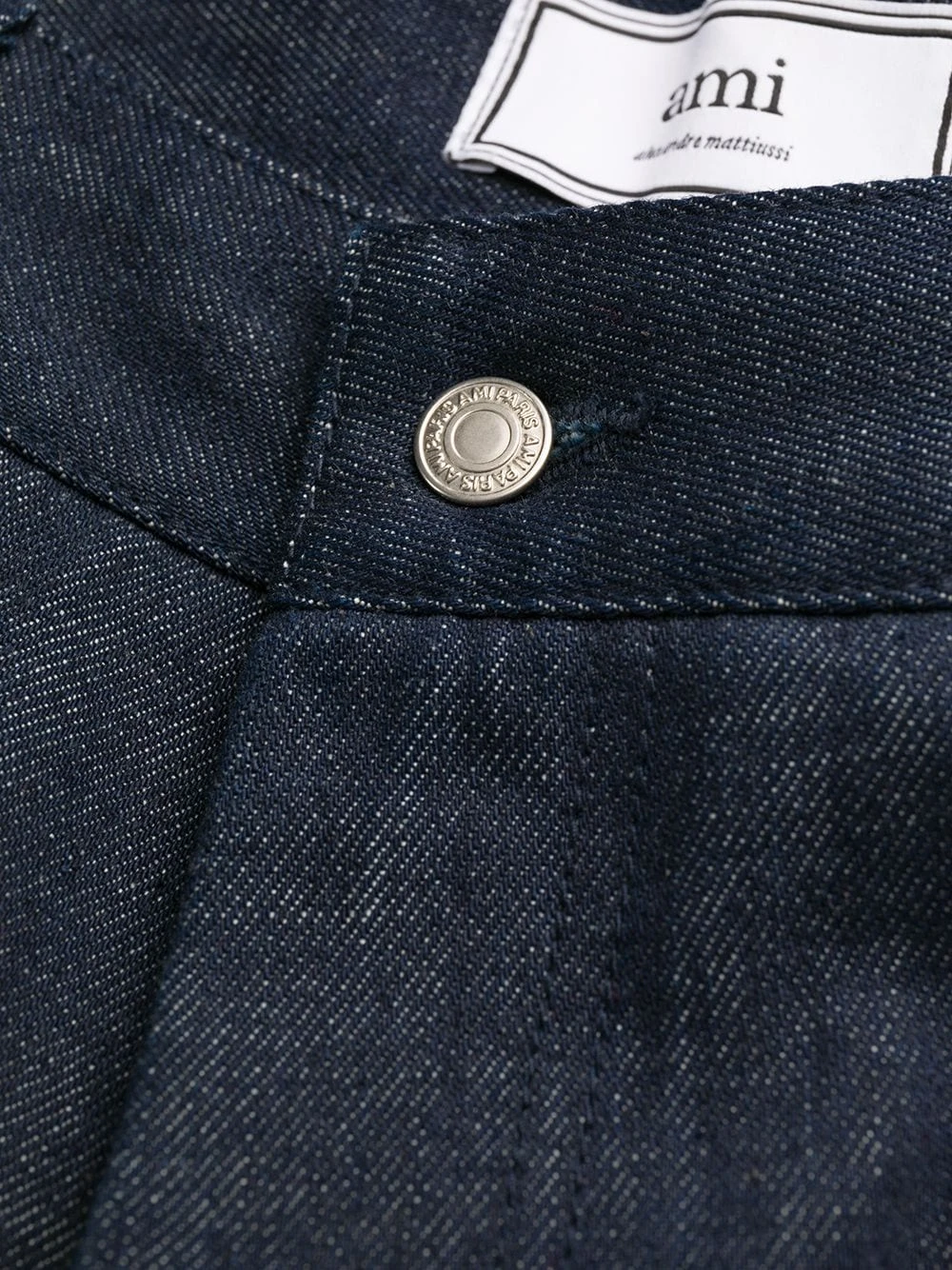 Bonne Qualité AMI Paris Jean droit à taille haute jeans droits femme 6 AMI Paris jean droit à taille haute