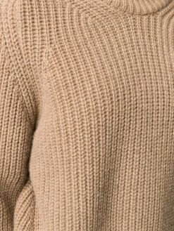 AMI Paris pull nervuré à col roulé