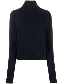 AMI Paris pull Ami de Cœur à col roulé