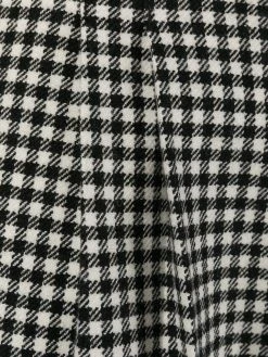 AMI Paris pantalon crop à motif pied-de-poule