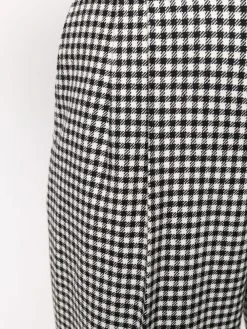 AMI Paris pantalon crop à motif pied-de-poule