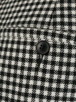 AMI Paris pantalon crop à motif pied-de-poule