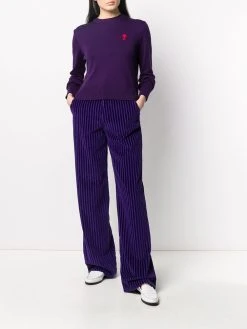 AMI Paris pantalon ample à design texturé