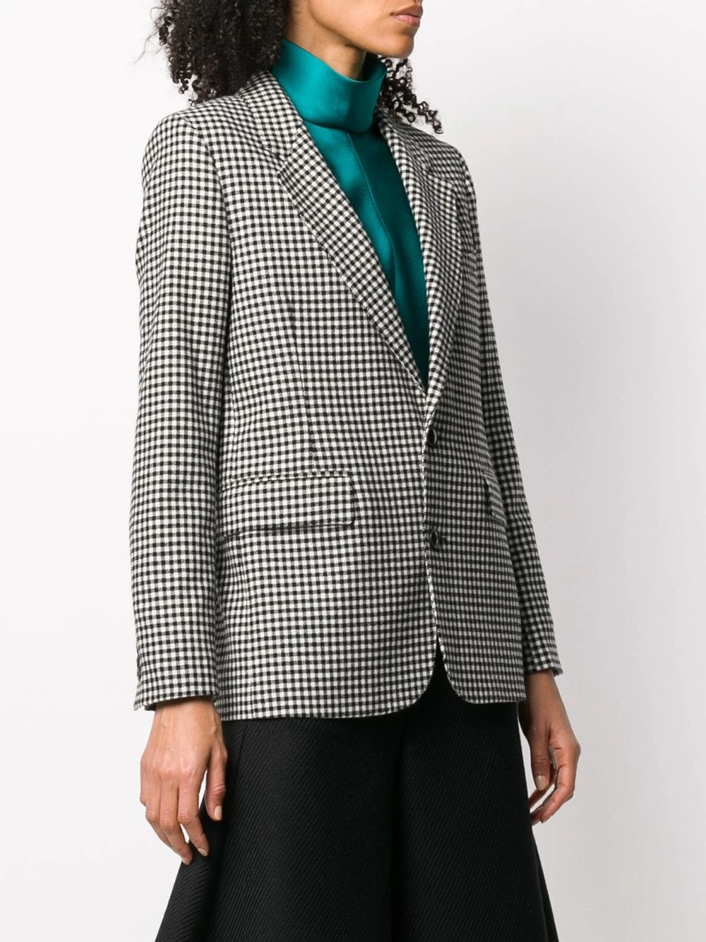 AMI Paris Blazer droit à carreaux Qualité Excellente blazers femme 3 AMI Paris blazer droit à carreaux