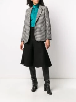 AMI Paris blazer droit à carreaux