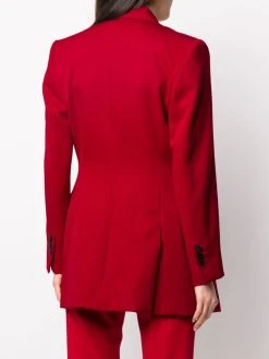 AMI Paris blazer long à boutonnière croisée