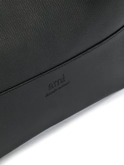 AMI Paris pochette zippée à logo embossé