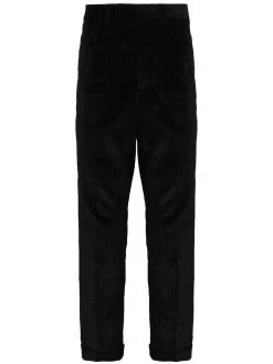 AMI Paris pantalon cigarette côtelé