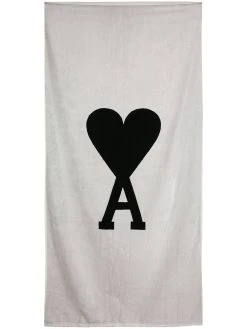 AMI Paris serviette à logo imprimé