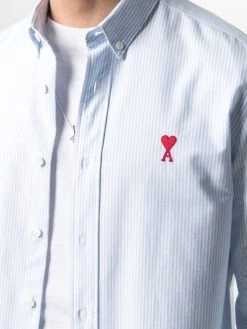 AMI Paris chemise à logo brodé