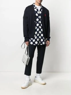 AMI Paris pantalon court à taille élastique