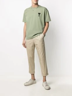 AMI Paris pantalon fuselé à ourlet retroussé