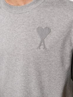 AMI Paris t-shirt à logo brodé