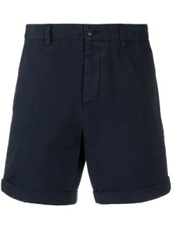 AMI Paris short chino à ourlet retroussé