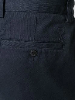 AMI Paris Discount En Ligne Short chino à ourlet retroussé shorts habillés homme 11 AMI Paris short chino à ourlet retroussé