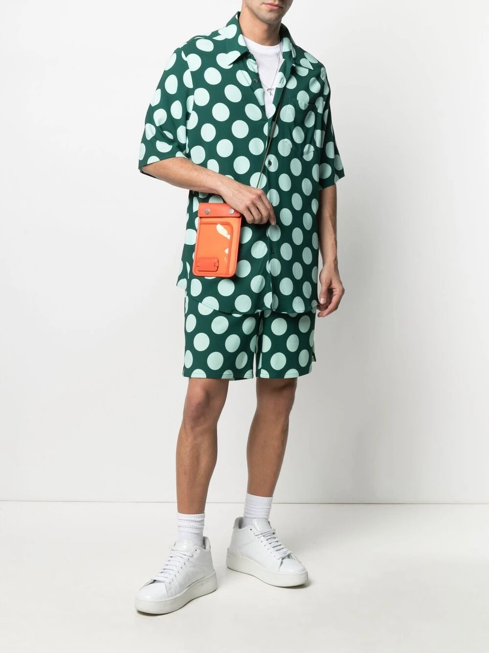 Prix Incroyables AMI Paris Bermuda à motif de pois bermudas homme 2 AMI Paris bermuda à motif de pois