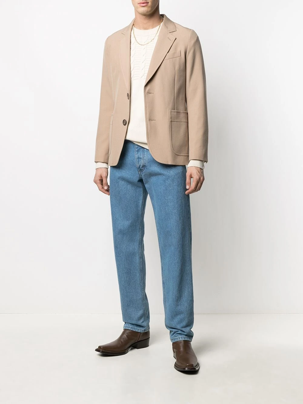 AMI Paris Prix Acceptable Blazer à simple boutonnage blazers homme 2 AMI Paris blazer à simple boutonnage