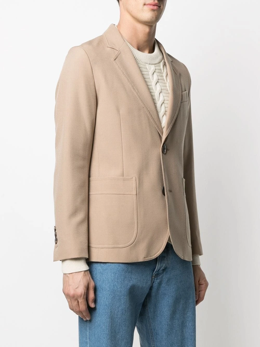 AMI Paris Prix Acceptable Blazer à simple boutonnage blazers homme 3 AMI Paris blazer à simple boutonnage