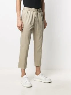 AMI Paris pantalon court à taille élastique