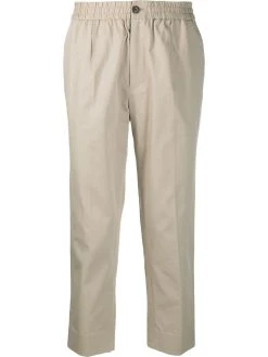AMI Paris pantalon court à taille élastique