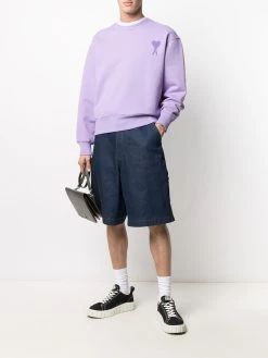 AMI Paris short évasé en jean