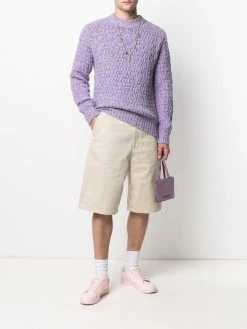 AMI Paris bermuda à motif monogrammé