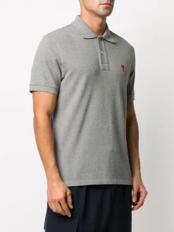 AMI Paris polo à logo brodé