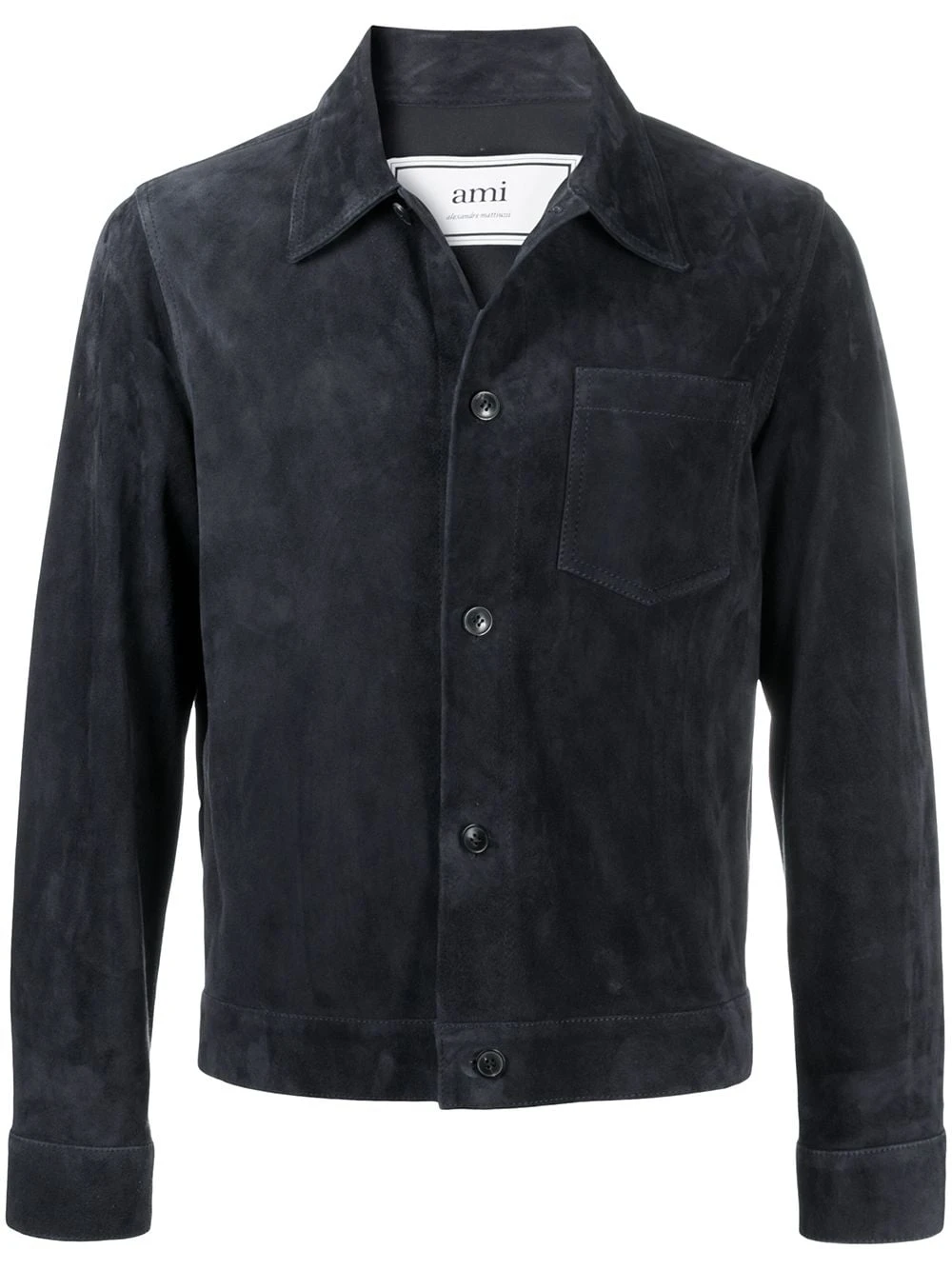 AMI Paris Haute Qualité Surchemise à design texturé vestes en cuir homme 1 AMI Paris surchemise à design texturé