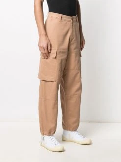 AMI Paris pantalon cargo à taille haute