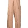 AMI Paris pantalon cargo à taille haute