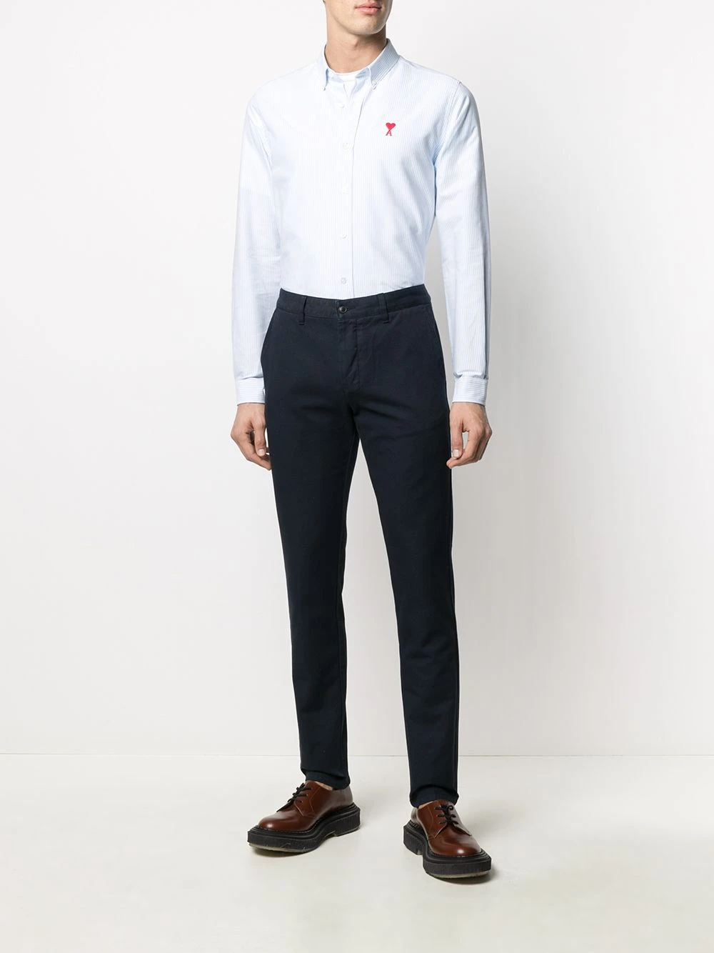 AMI Paris Pantalon chino texturé Promos homme 2 AMI Paris pantalon chino texturé