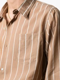 AMI Paris chemise à fines rayures