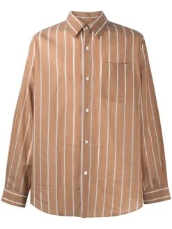 AMI Paris chemise à fines rayures