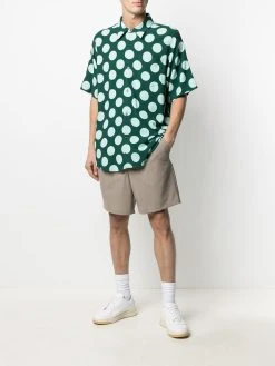 AMI Paris bermuda à taille élastiquée