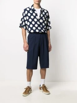 AMI Paris bermuda à design texturé