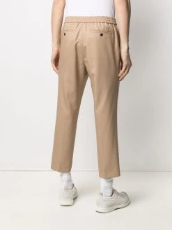 AMI Paris pantalon crop à taille élastique