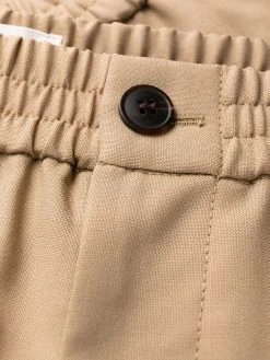 AMI Paris pantalon crop à taille élastique