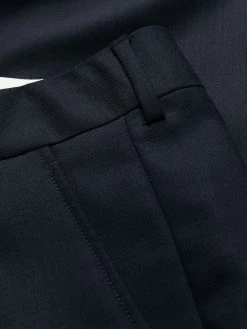 AMI Paris pantalon carotte à ourlet retroussé