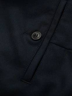 AMI Paris pantalon carotte à ourlet retroussé